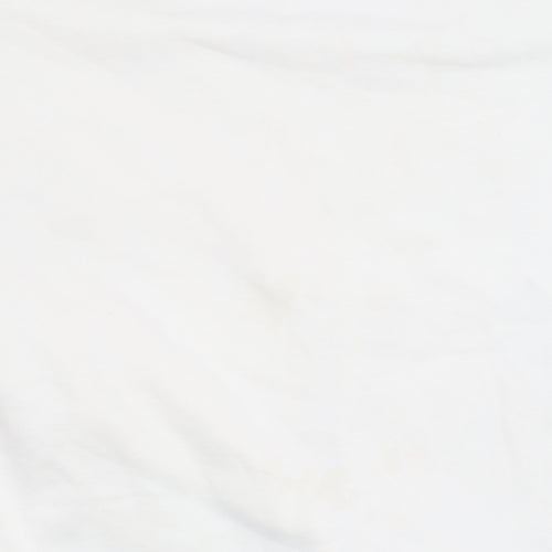 River Island Unisex White Pullover Sweatshirt - Medium