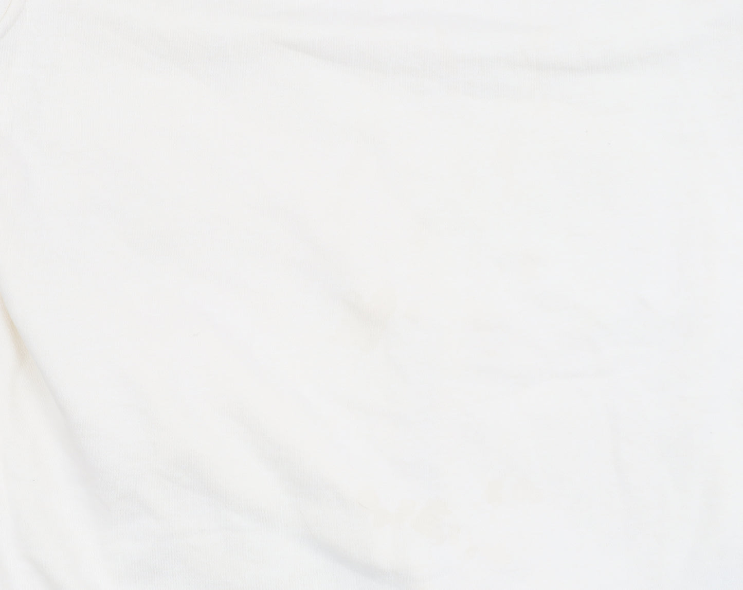 River Island Unisex White Pullover Sweatshirt - Medium
