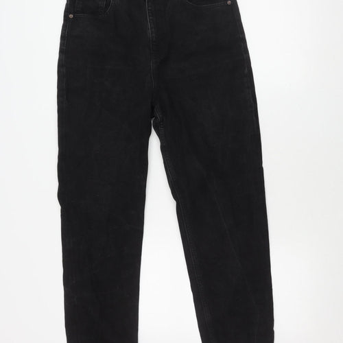 ASOS DESIGN Women's Black Straight Leg Jeans L