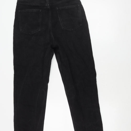 ASOS DESIGN Women's Black Straight Leg Jeans L