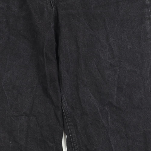 ASOS DESIGN Women's Black Straight Leg Jeans L