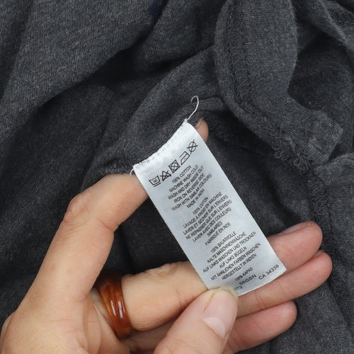 French Connection Men's Grey Black 2XL Colourblock T-Shirt