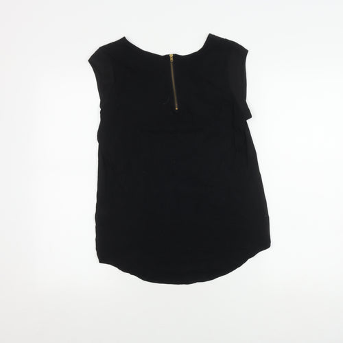 Next Women's Black Sleeveless Top - Size 8, Casual