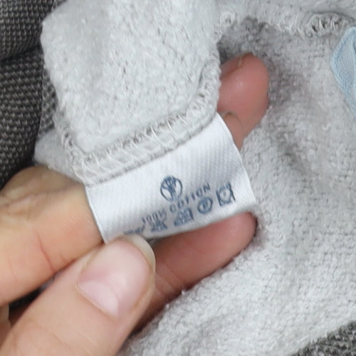 Fat Face Men's Grey XL Cotton 1/2 Zip Jumper