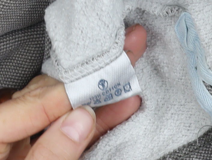 Fat Face Men's Grey XL Cotton 1/2 Zip Jumper