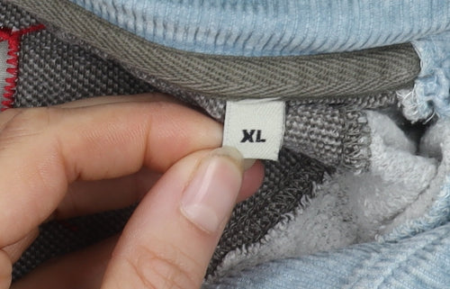 Fat Face Men's Grey XL Cotton 1/2 Zip Jumper