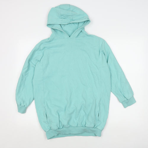 Next Girls Green Pullover Hoodie 11 Years