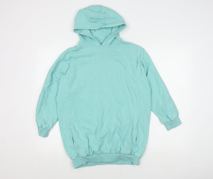 Next Girls Green Pullover Hoodie 11 Years