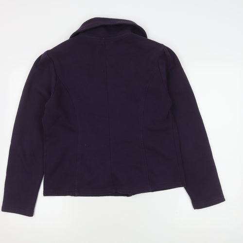 Marks and Spencer Women's Purple Motorcycle Jacket M