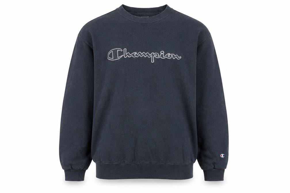 Champion Men's Blue Pullover Sweatshirt, Large