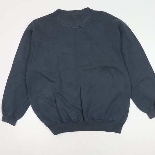 Champion Men's Blue Pullover Sweatshirt, Large