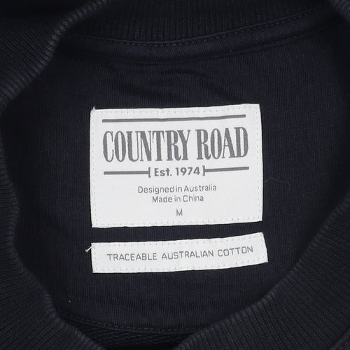 Country Road Men's Blue Pullover Sweatshirt M