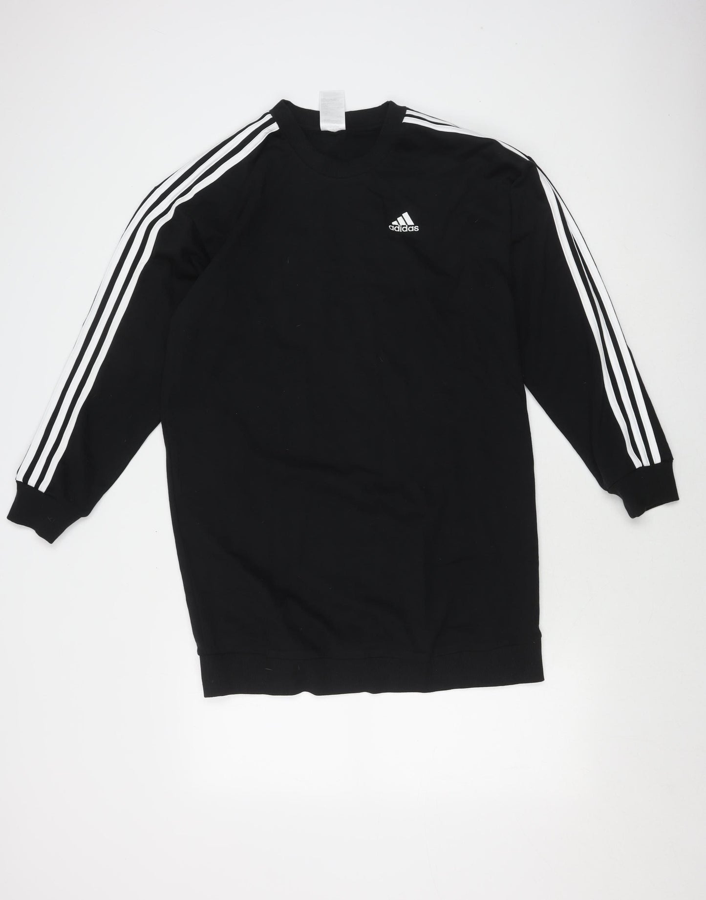 Adidas Black Logo Long Sleeve Dress XS