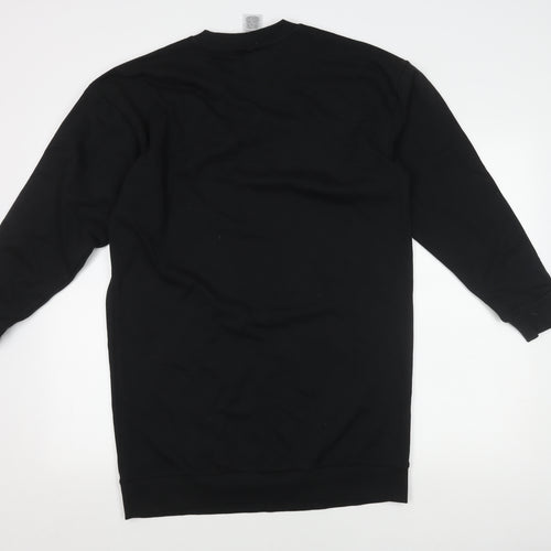 Adidas Black Logo Long Sleeve Dress XS
