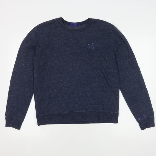 Champion Unisex Blue Pullover Sweatshirt M