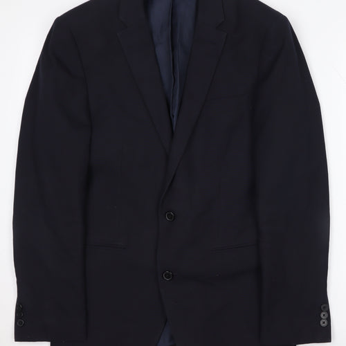 Debenhams Men's Blue Blazer 36 Regular Fit Business