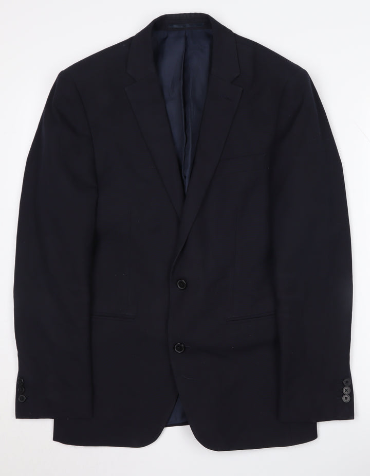 Debenhams Men's Blue Blazer 36 Regular Fit Business
