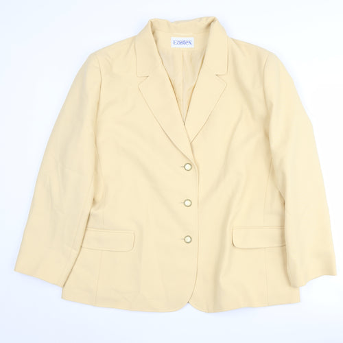 Eastex Women's Beige Suit Jacket Size 18