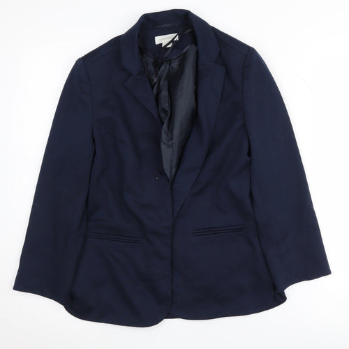 Monsoon Women's Blue Regular Blazer Size 8