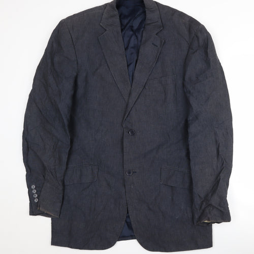 John Lewis Men's Blue Linen Blazer 40L