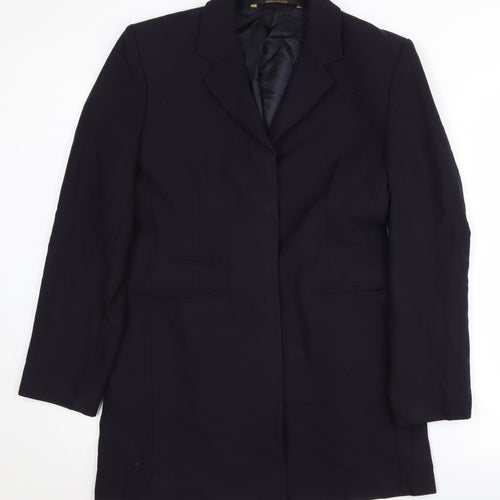 Marks and Spencer Women's Black Long Suit Jacket Size 10