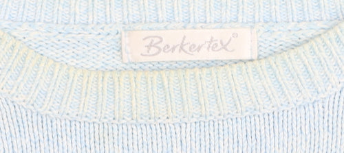 Berkert Women's Blue Pullover Jumper - Size 14