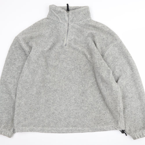 XPLICIT Men's Grey Pullover Sweatshirt XL Zip