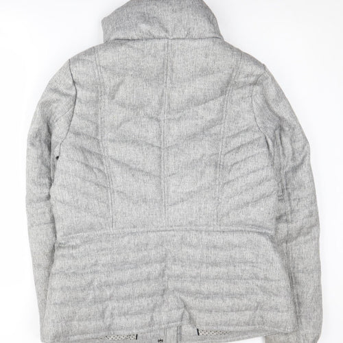 Next Women's Grey Puffer Jacket Size 14