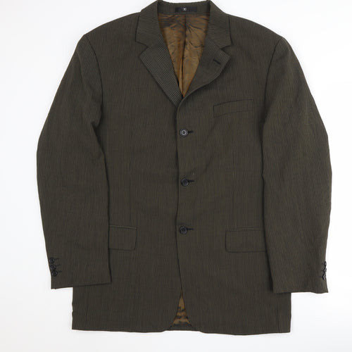 Ciro Citterio Men's Brown Striped Blazer 40L