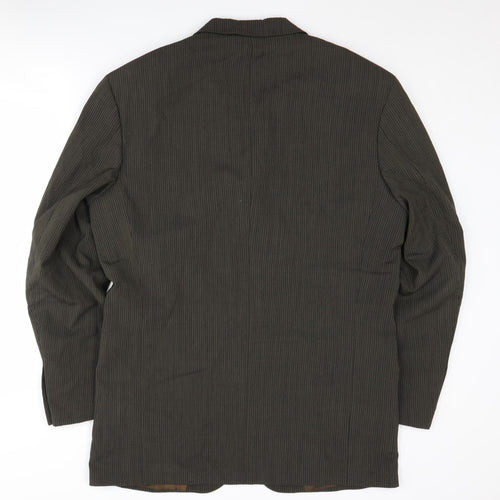 Ciro Citterio Men's Brown Striped Blazer 40L