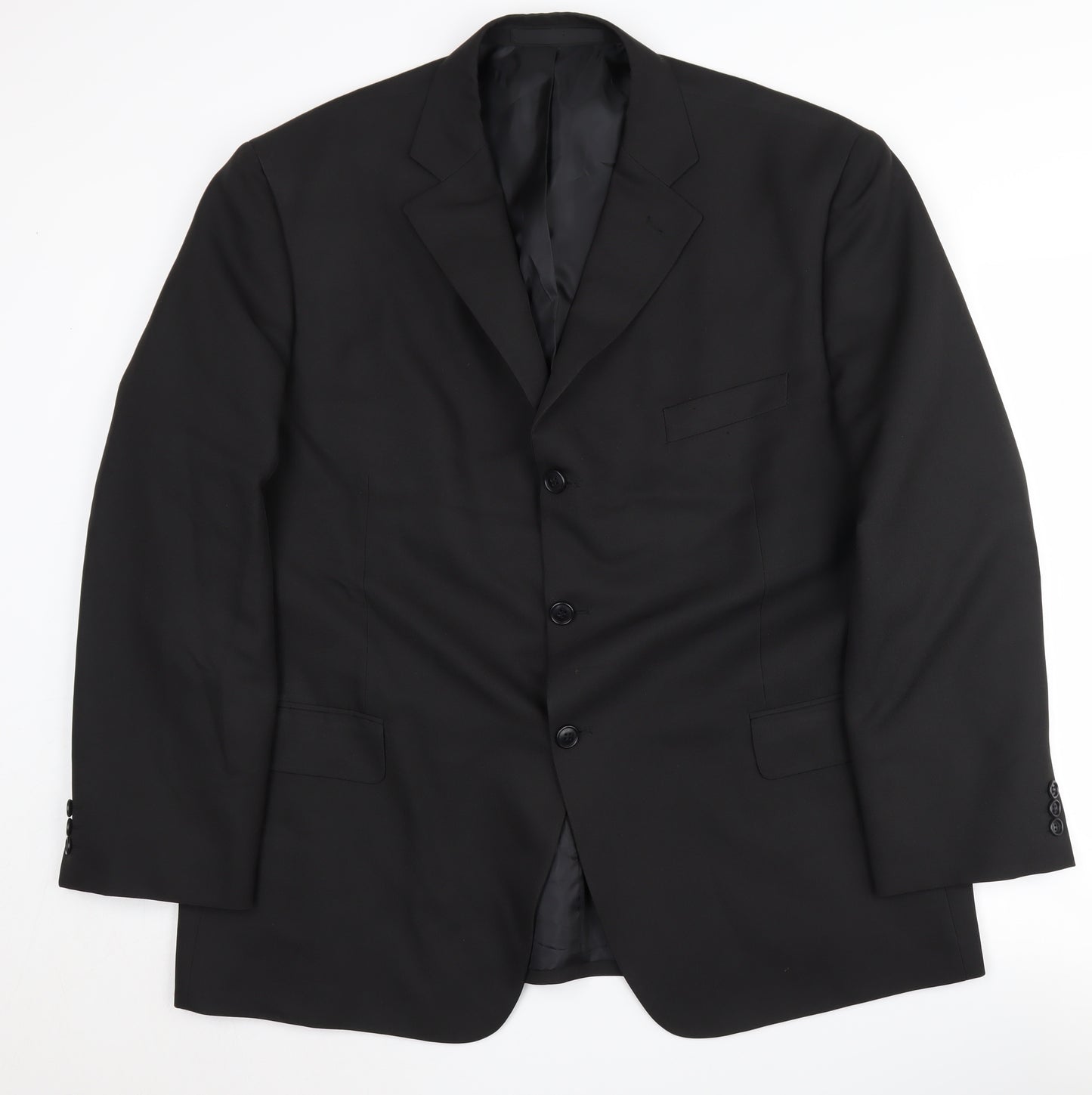 Marks and Spencer Men's Black Blazer Size 46 Short