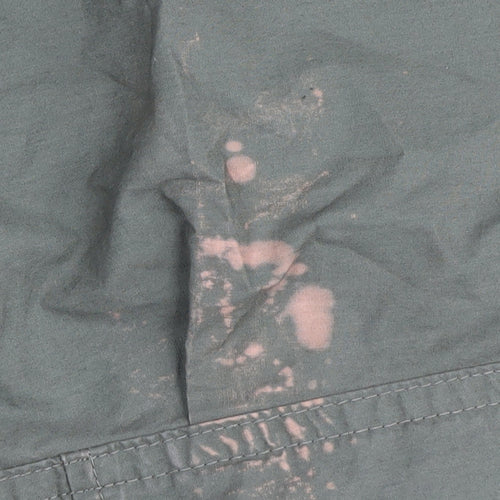 NEXT Cargo Trousers Green Medium Unisex Cotton Casual