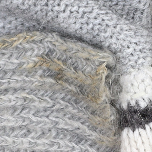 Marks and Spencer Women's Grey Striped Cardigan Size 10