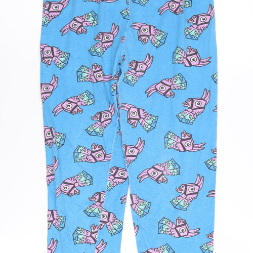 Fortnite Boys Blue Pyjama Pants, Size 10-11, Cotton, Graphic