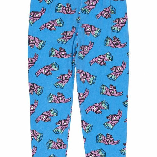 Fortnite Boys Blue Pyjama Pants, Size 10-11, Cotton, Graphic