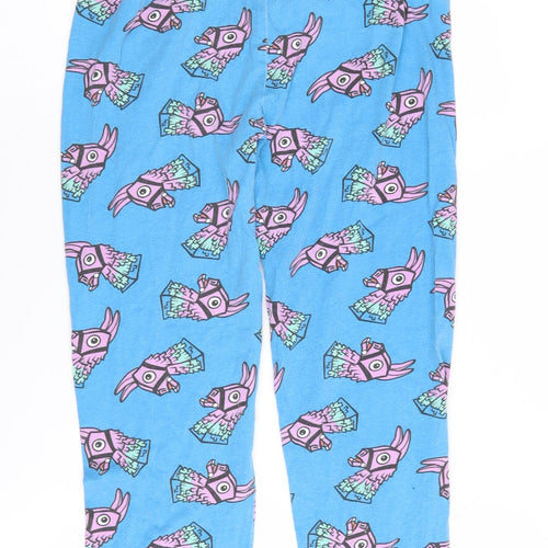 Fortnite Boys Blue Pyjama Pants, Size 10-11, Cotton, Graphic