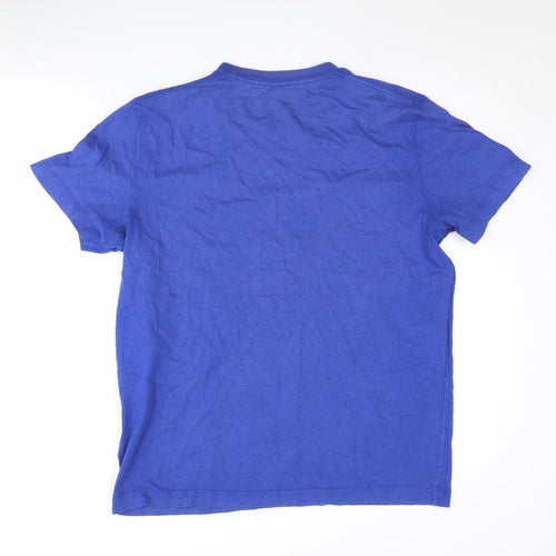 Timberland Men's Blue M T-Shirt, Regular Fit