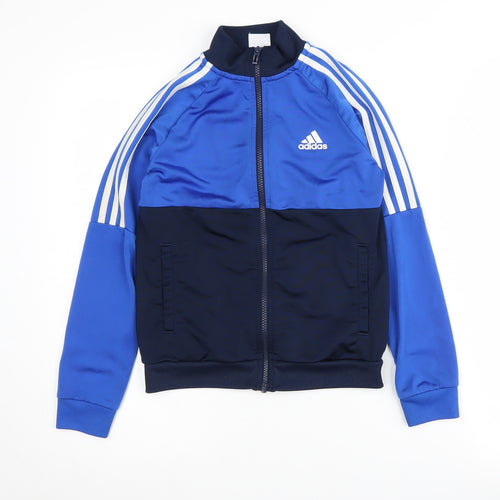 Adidas Boys Blue Track Jacket 9-10 Years