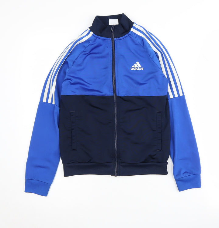 Adidas Boys Blue Track Jacket 9-10 Years