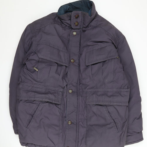 Unisex Grey Puffer Jacket, Size L, Winter Ready