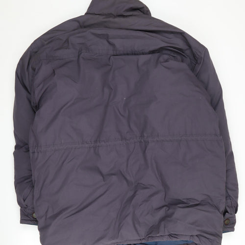 Unisex Grey Puffer Jacket, Size L, Winter Ready