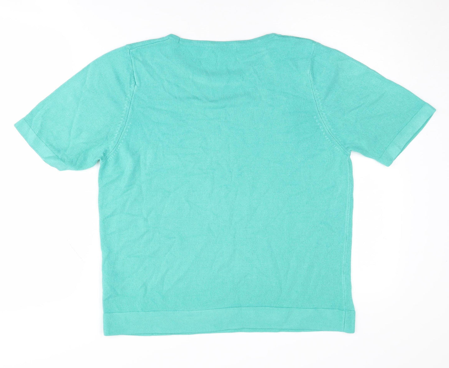 Marks and Spencer Women's Green Pullover Jumper UK 12