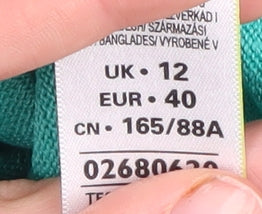 Marks and Spencer Women's Green Pullover Jumper UK 12