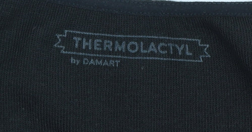 Damart Women's Black XL V-Neck Pullover Jumper