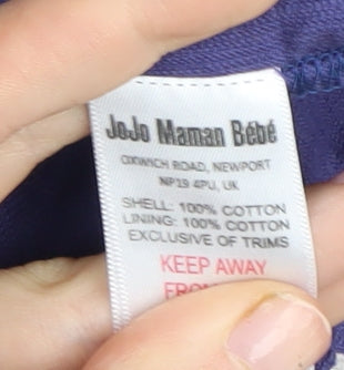 JoJo Maman Bébé Blue Pinafore Dress - Girls 2-3 Years