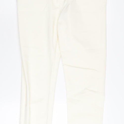 Ivory Zara Women's Jeans Size 14 - Classic Style
