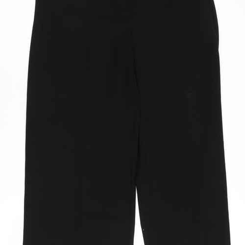 Next Women's Black Trousers Size 12, Polyester, Good Condition