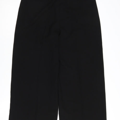 Next Women's Black Trousers Size 12, Polyester, Good Condition