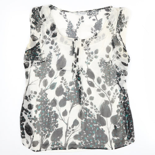 Marks and Spencer Women's Floral Silk Camisole - Size 14