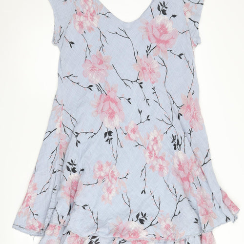 Luca Vanucci Women's Floral Shift Dress L Bohemian